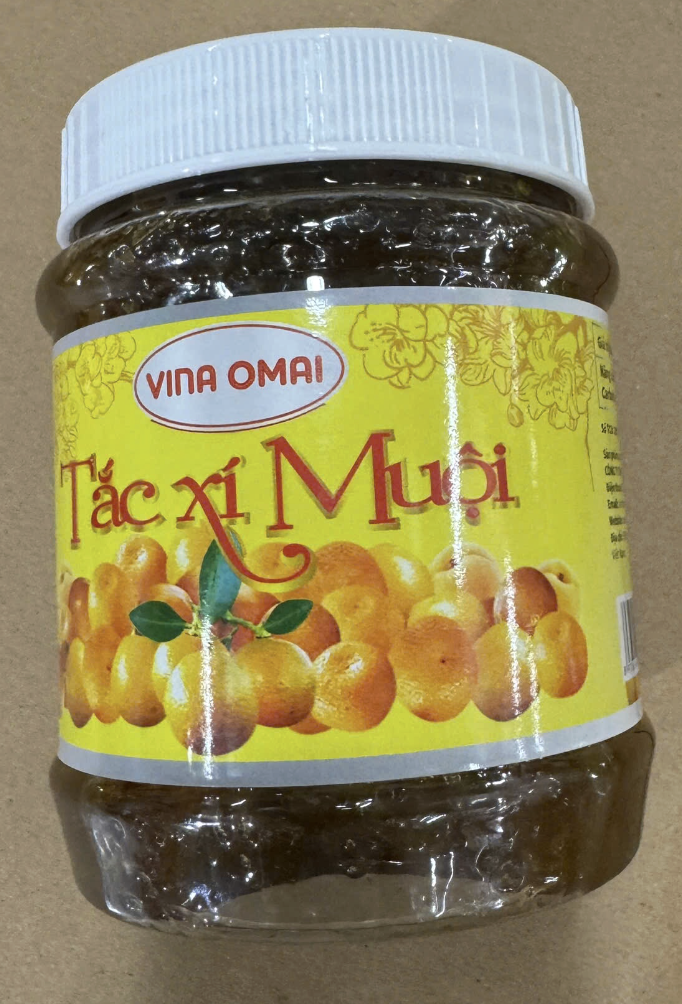 Tắc xí muội Vina omai 900g
